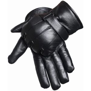 Floso - Gants thermiques en polaire Thinsulate - Homme (L/XL) (Noir) :  : Mode