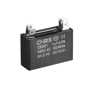 Carte de Source Cbb61/ Run Condensateur 450/ V AC 6uf 2/ C/âble Film polypropyl/ène m/étallis/é condensateurs pour Ventilateur de Plafond