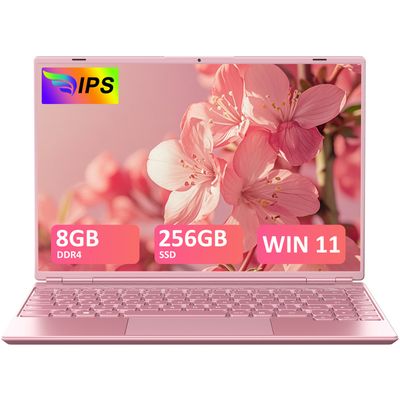 AOCWEI Ordinateur Portable Win 11 14 Pouces 8Go RAM 256Go SSD Celeron