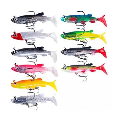 Leurres de pêche 20 pièces appâts souples mouches pour attirer truite Leurres de pêche 20 pièces appâts souples mouches pour attirer truite