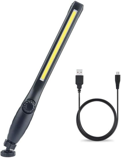 Lampe de travail LED pliable à 180° 4 modes rechargeable 1500 mAh