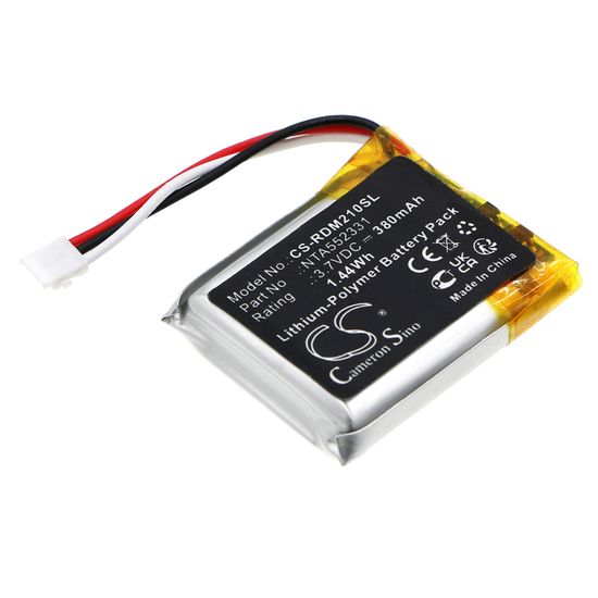 TECHTEK Batteries Compatible avec [Garmin] Approach S10, Approach S20, Approach X40, Forerunner 35 remplace 361-00117-00