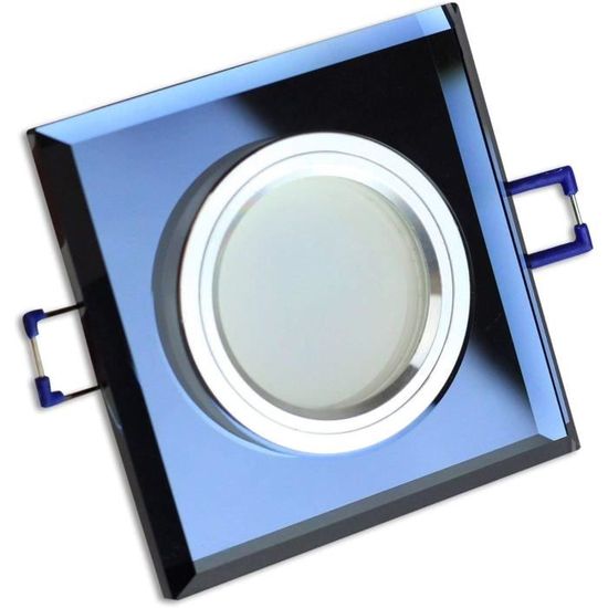 Spot Encastré LED Blanc Rond 7 Watts Blanc Froid 12V Plat, Pivotant - MR16 Encastré 75-80mm Trou De Forage - Encastré - Spots Spots Encastrés Pour Plafond Spots Encastrés Pour Plafond