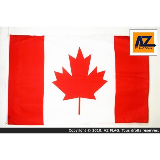 Grand Drapeau Franco-albertain - Qualité Premium