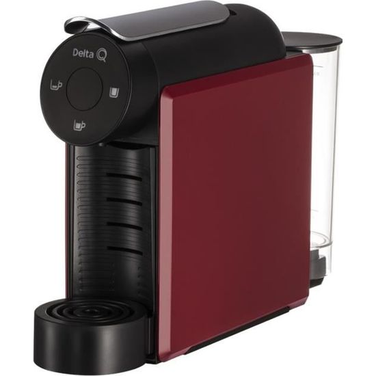 Machine à café Delta Q MiniQool rouge - Compatible capsules Delta Q - 19  bar - 1200 Watt - Cdiscount Electroménager