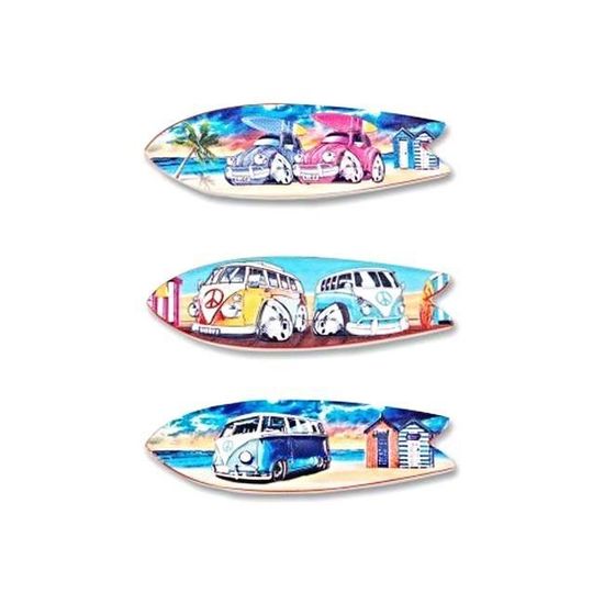 Surf Magnets Surf Van Combi Vw Lot De 3 Neufs Decoration Porte Frigo 11x3cm Achat Vente Aimants Magnets Cdiscount