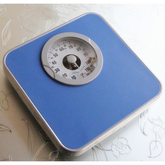 Pèse-Personne - Mini balance à partir de 2 pièces - Bleu - Solide - Aiguille