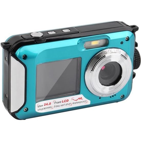 Caméra Étanche 10FT 1080P Full HD 30MP – Appareil Photo Sous-Marin Zoom 16x Anti-Vibration Pour Plongée & Sports