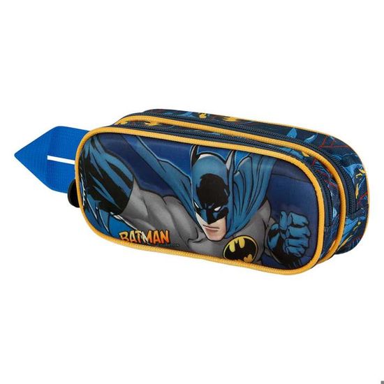 Safta Batman 3D Trousse Double 3D, Trousse Pour Enfant, Idéale Pour Les