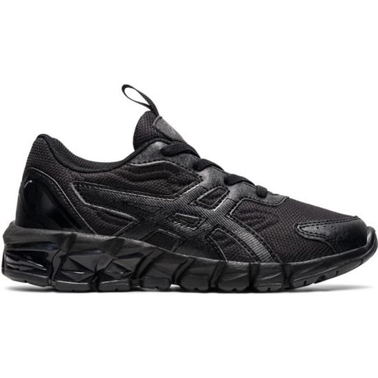 Chaussures de lifestyle enfant ASICS Gel Quantum 90 PS Noir Fermeture a lacets Dessus synthetique Noir noir Cdiscount Chaussures