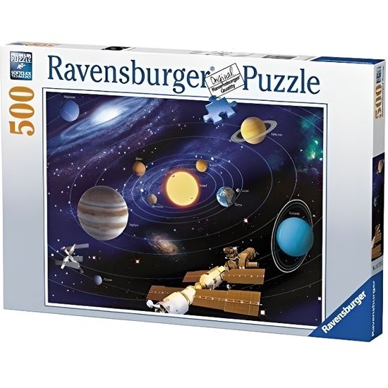 Puzzle Ravensburger - Système Solaire - 500 pièces - Pour Enfant à partir de 10 ans