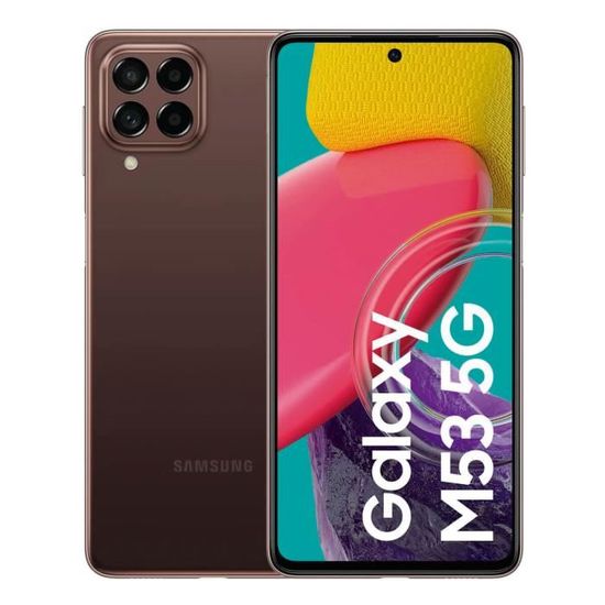 Samsung Galaxy M53 5G 8Go/128Go Marron (Brown) Double SIM M536B Brun