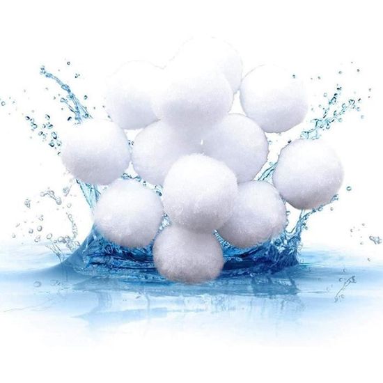 Boules Filtrantes Pour Piscine 700g - Remplacement Du Sable, Lavable Et Réutilisable, Diamètre 50 Mm
