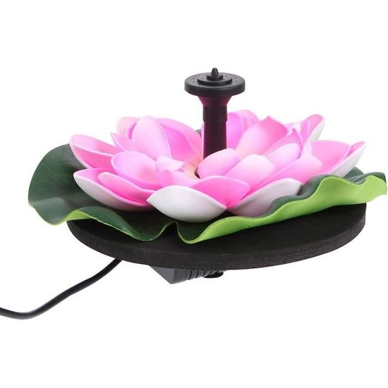 Lumière De Lotus, Décoration De Bassin Flottant Solaire Fleur Lotus Led Changeant Couleur Fleurs Nuit Lampe Lumi Re Pour Pool Party Garden House Rose