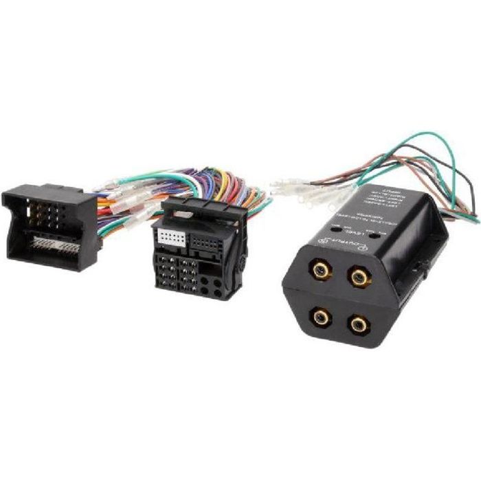 Adaptateur pour ajout amplificateur sur systeme origine - Fakra 4 canaux - BMW serie 1 3 Ford C-Max Focus Mondeo Mercedes Seat Al...