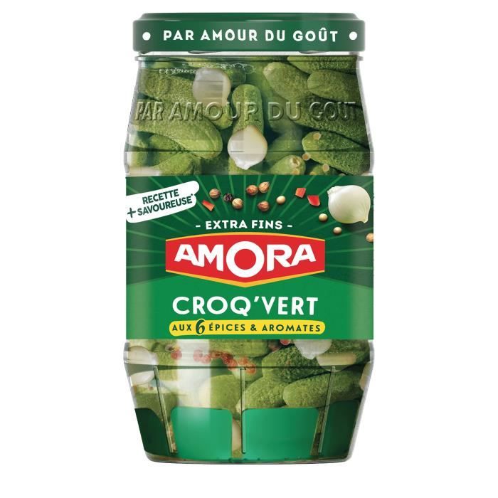 AMORA Cornichons Extra Fin Bocal - 205 g