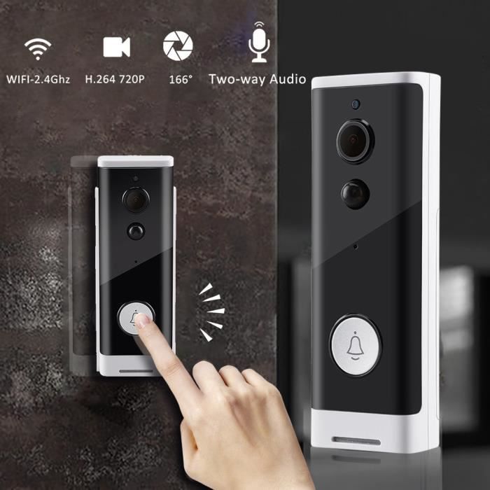 Wireless WiFi DoorBell Smart Video Phone Visual Intercom Door Bell Secure Camera LEI90701101