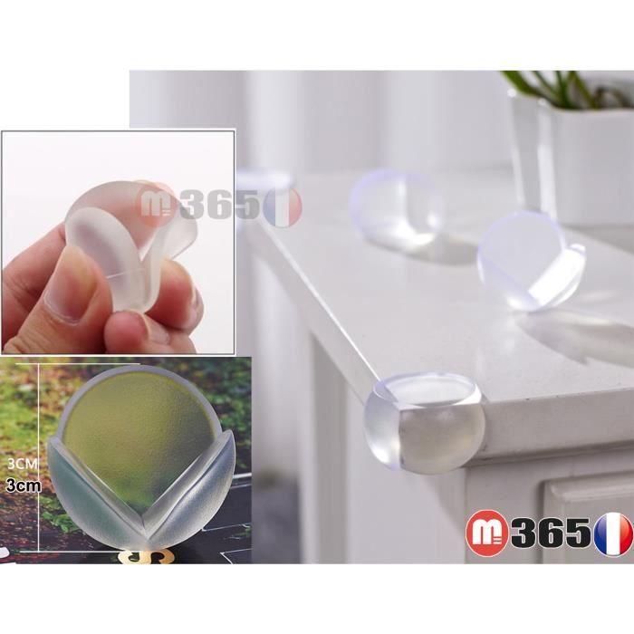 Lot de 10 protection d'angle Table Protège Coins Meuble Protecteur Angle Pare-Choc