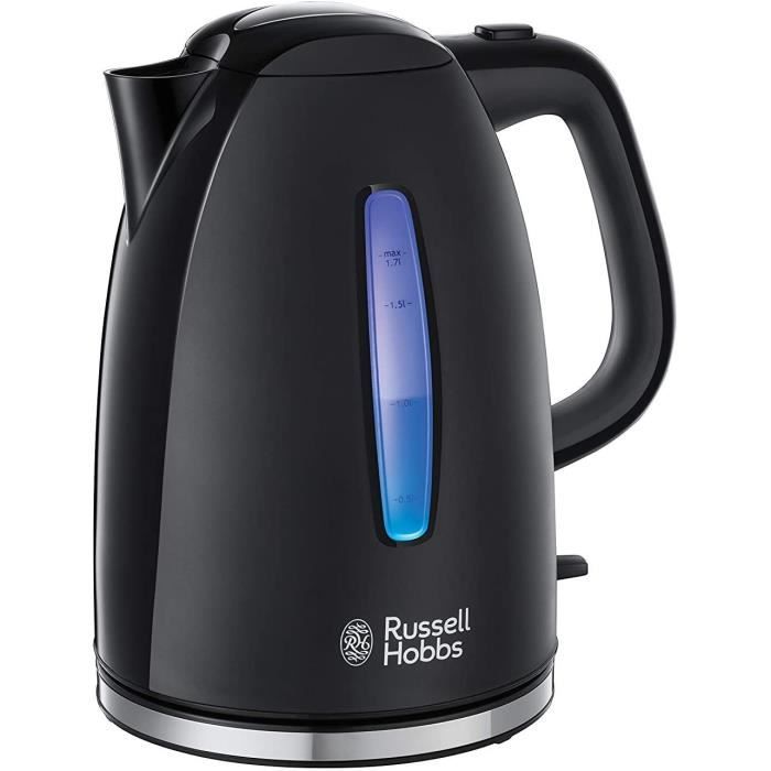 Russell Hobbs Bouilloire 1,7L, Ebullition Ultra Rapide - Noir 22591-70 Texture
