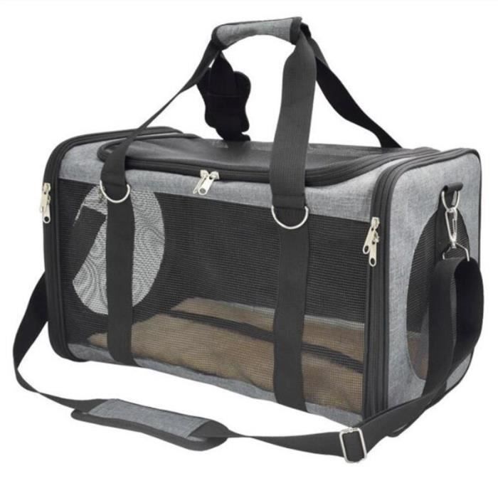 Sac de transport,Sac de transport pour chiens de compagnie Sac à main Portable pour petits chats, sac de voyage - Type 47x28x27cm #C