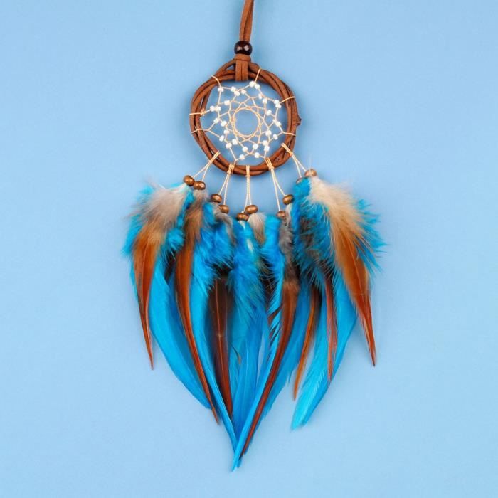 CARILLON A VENT - CARILLON EOLIEN,MIAMOR collier en rotin pour femmes - Type blue