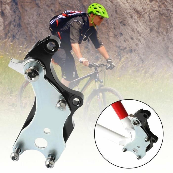 Frein vélo,Adaptateur de frein à disque de vélo, support d'étrier de vélo de route robuste, en alliage, Modification de vélo, siège