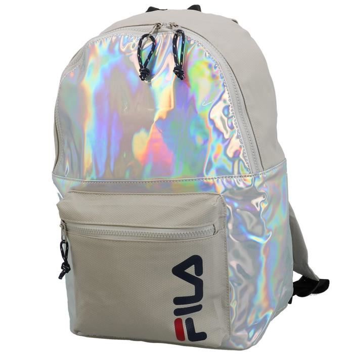 Sac à dos collège Backpack sxcool noir - Fila UNI Argent Métalisé