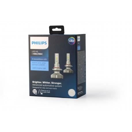 2x Ampoules HB3 & HB4 LED PHILIPS X-Treme Ultinon 6000K