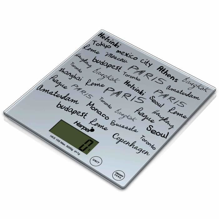 HARPER HKS15S Balance de cuisine - Argent