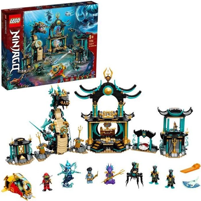 LEGO® 71755 NINJAGO® Le temple de la Mer sans fin avec Ninja Kai – Jouet Enfant 9 ans et plus