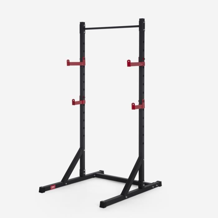 Support de squat d'haltères réglable avec barre de traction cross training Asahi