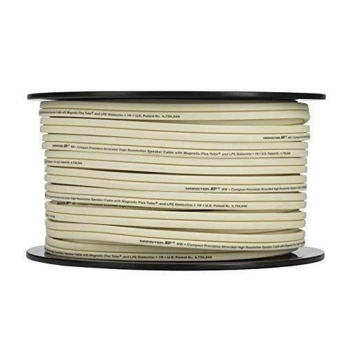 MONSTER Platinum Bobine Câble Enceintes - 15.24 m - Blanc