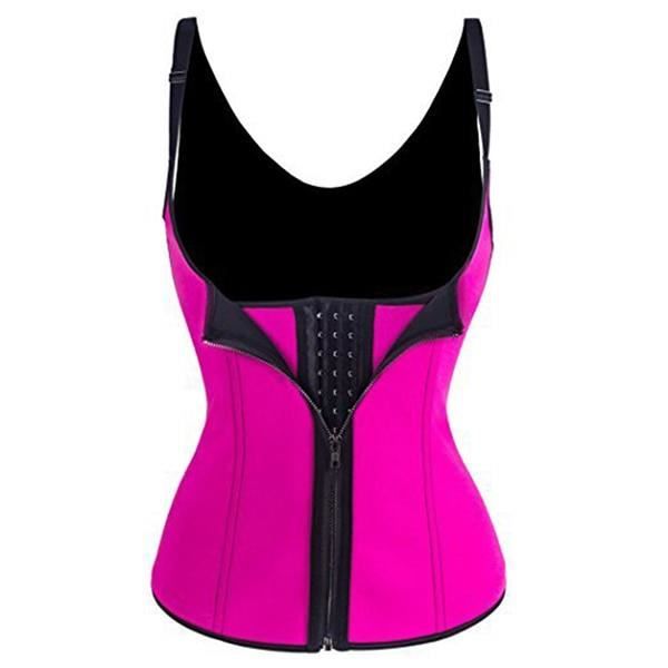 CEINTURE - BOUCLE DE CEINTURE,Shapewear taille formation Corset Shaper Cincher ceinture minceur femmes Yoga Fitness - Type Rouge-S