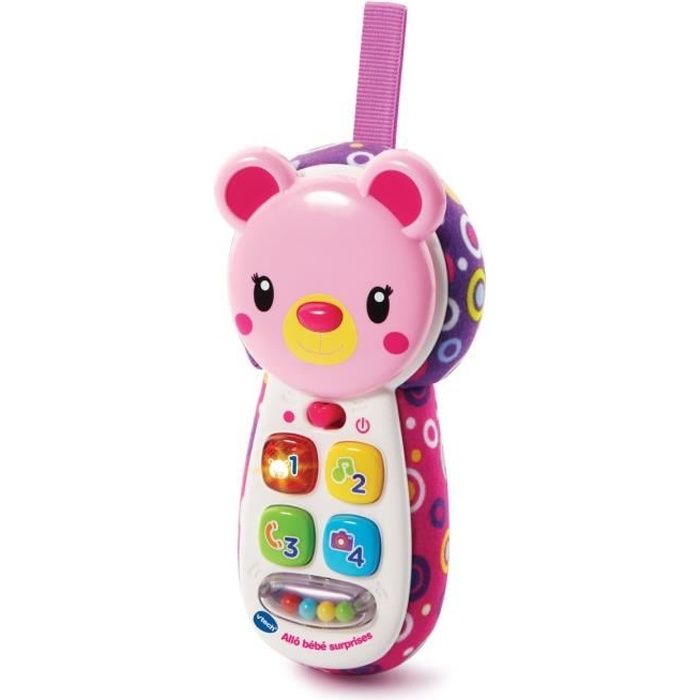 VTECH BABY - Allô Bébé Surprises Rose - Jouet de Premier Age