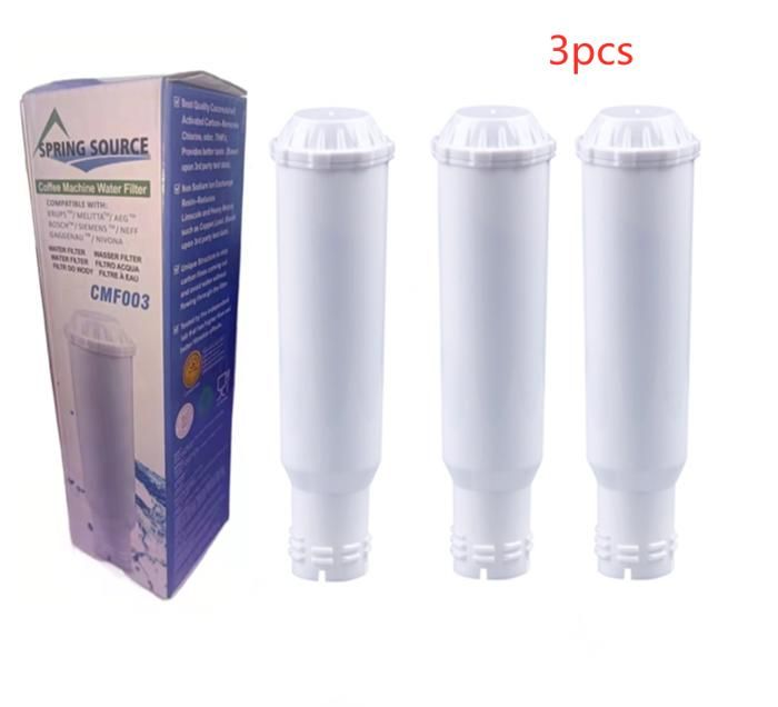 EVERSPRING Filtro de agua para máquina de café, compatible con Krups F088 Pro Aqua, AEG, Bosch, Siemens, Nivona, 6 piezas (Atención: no apto para Jura White