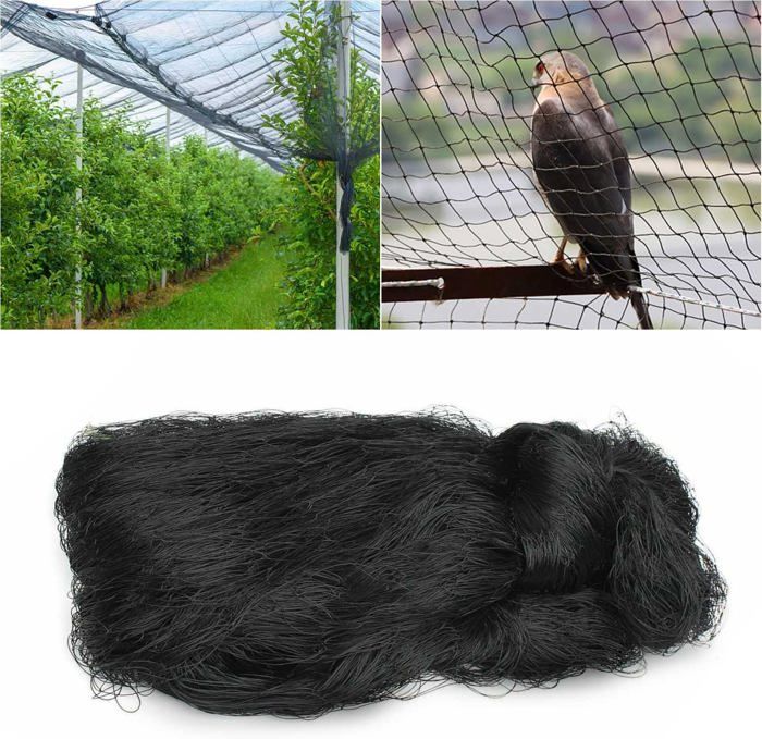 HIULLEN Filet Anti Oiseaux, 15 * 7.5M Filet Voliere Poulailler