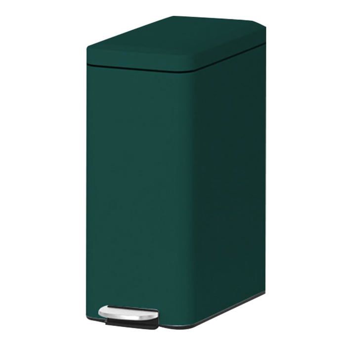 Poubelle Rectangulaire Inox 10L - Acier Inoxydable, Design Moderne, Neuve Sous Carton