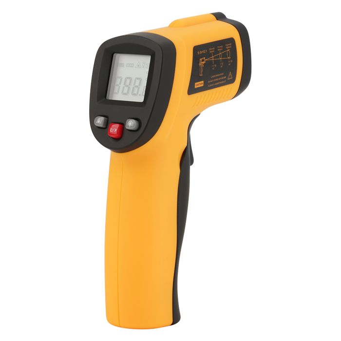 Thermomètre Infrarouge KETOTEK KT400Y -50~400°C - Pistolet Sans Contact - Pour Cuisine, Barbecue, Bricolage