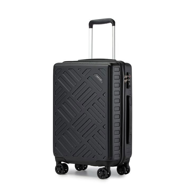 Valise Soute Rigide 74 Cm - 4 Roues - Serrure TSA | Capacité 86L | Idéale Voyage Longue Durée | Crème