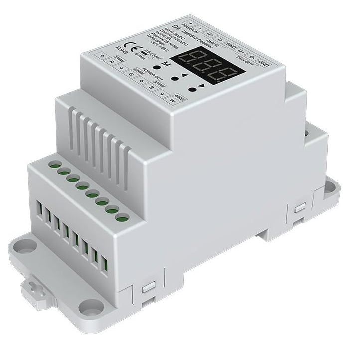 Contrôleur DMX512 Décodeur 4 Canaux RGBW - TV Son Photo