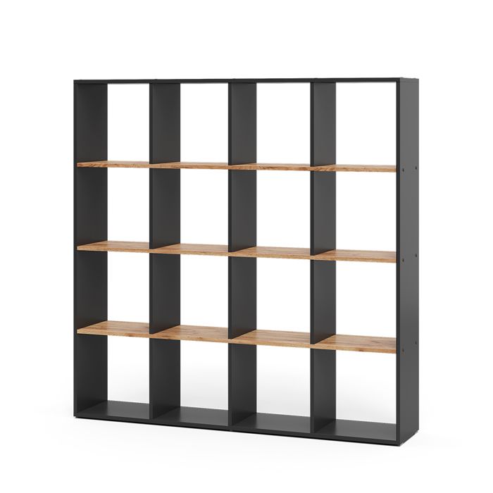 Meuble de rangement cube Karree 142.4x143cm Anthracite/Chêne de force doré Vicco 56303 Meuble de rangement cube Karree 142.4x143cm Anthracite/Chêne de force doré Vicco 56303