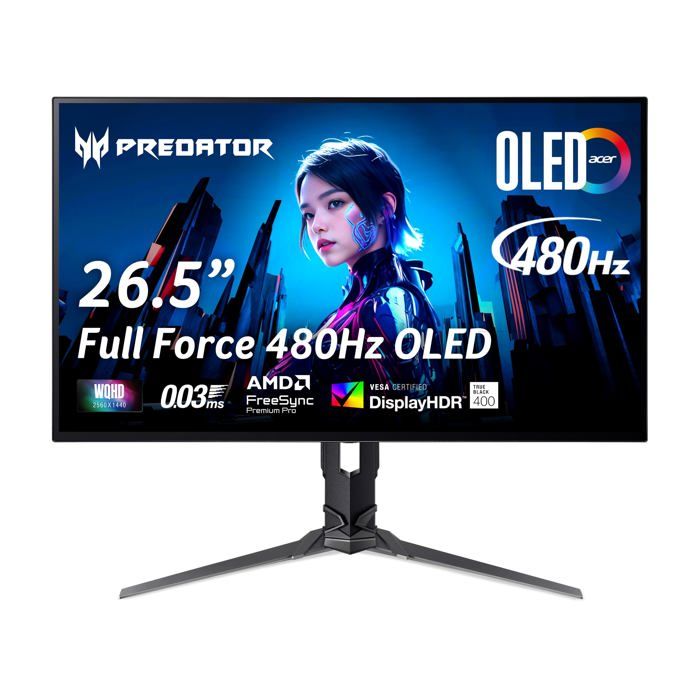 Moniteur Acer Predator X27U F3 OLED 27 pouces 2560x1440
