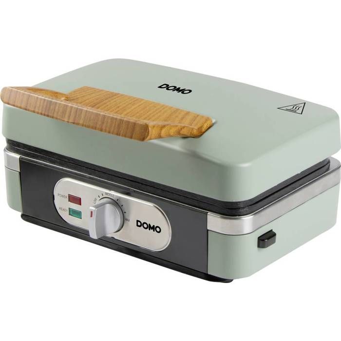 DOMO SANDWICH WAFFLE GRILL 3 IN 1 Gaufrier cendré