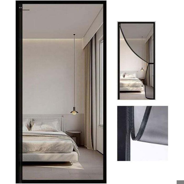 Moustiquaire porte fenetre bande complète daimants moustiquaire porte rétractable fermeture magnétique porte patio avant simple