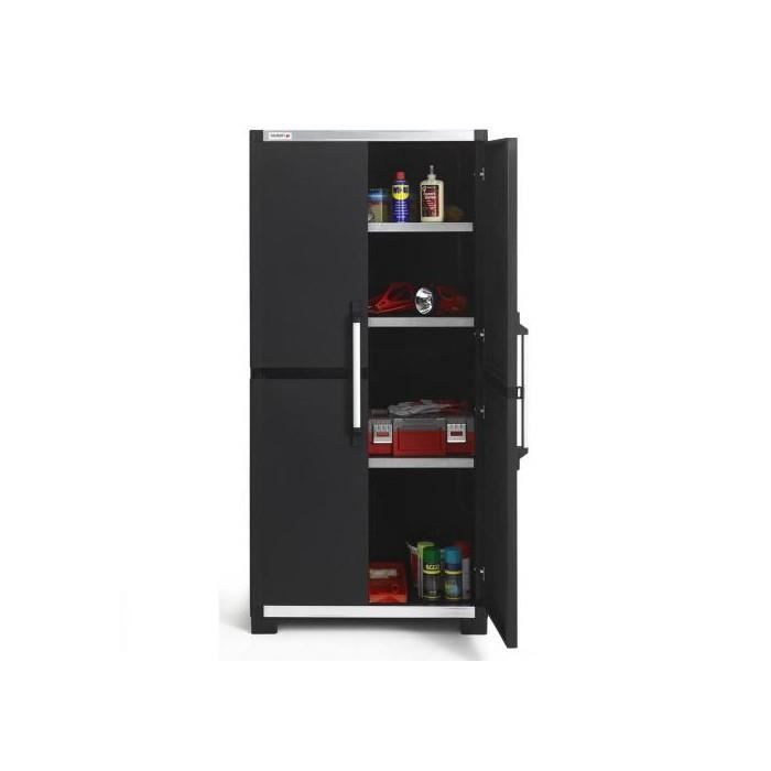 Armoire Haute Xl Pro Noir Achat Vente Armoire De Chambre
