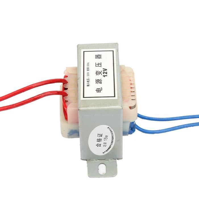 Transformateur De Puissance 220V Vers 12V/24V – Noyau Nylon Ignifuge, Fil De Cuivre | Pour Alimentation Électronique, 2W