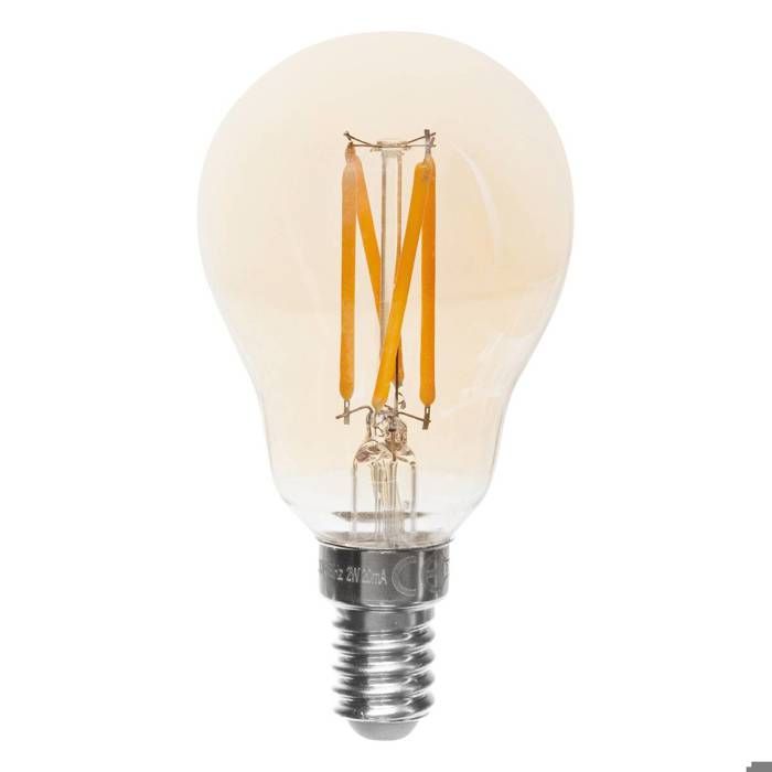 Ampoule LED Standard ambre D4 5cm E14 - Atmosphera Créateur dintérieur