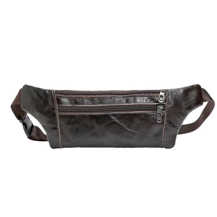 Sac Banane GHERI En Coton - Style Hippie - Poche Extérieure - Pour Voyage Et Vacances