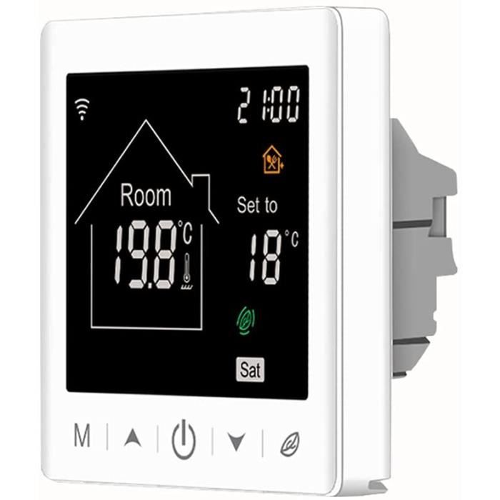 Beok Smart Programmable Room Thermostats Wired Boiler Central Heating Thermostats WiFi Works