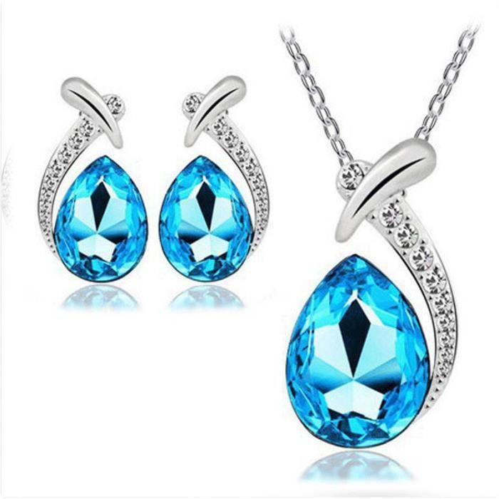 Ensemble De Bijoux Sirène 7 Pièces Pour Fille - Collier, Bracelet, Boucles D'Oreilles, Bague, Sac Et Barrettes